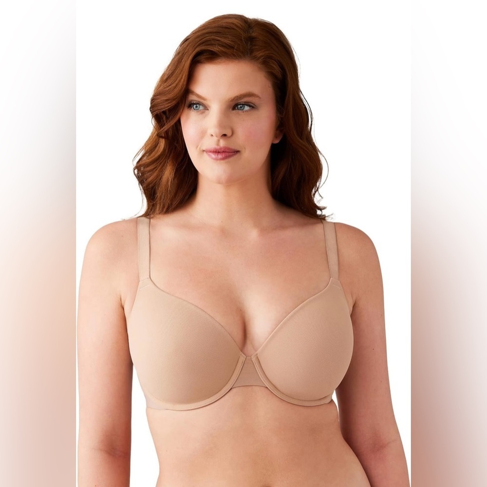 Wacoal Shape Revelation Shallow Top Underwire T-shirt Bra size 38B 853387